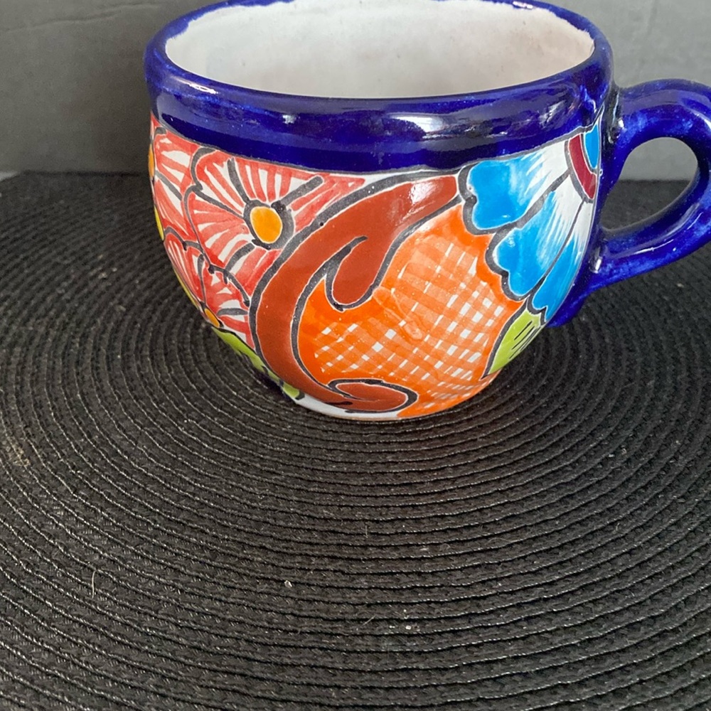 Mexicans pottery hand painted mug